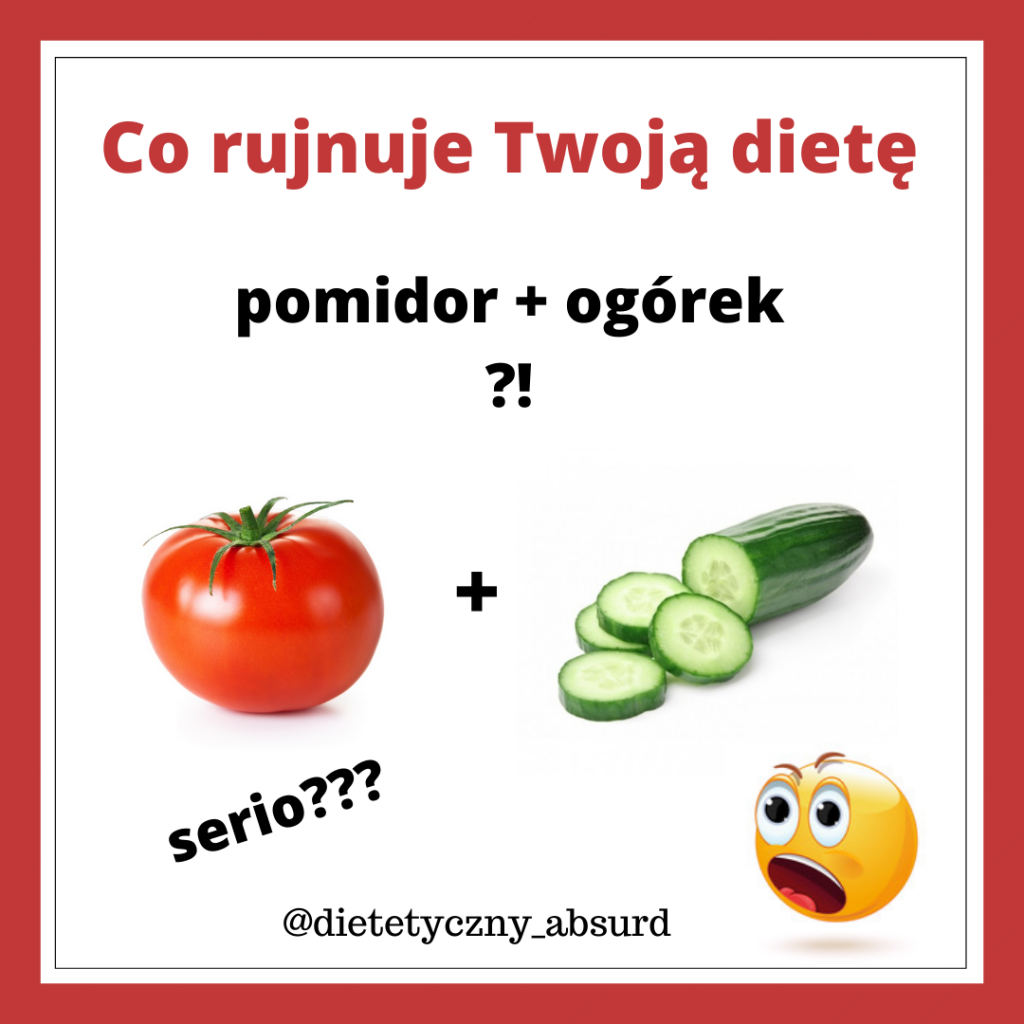 pomidor z&nbsp;ogórkiem