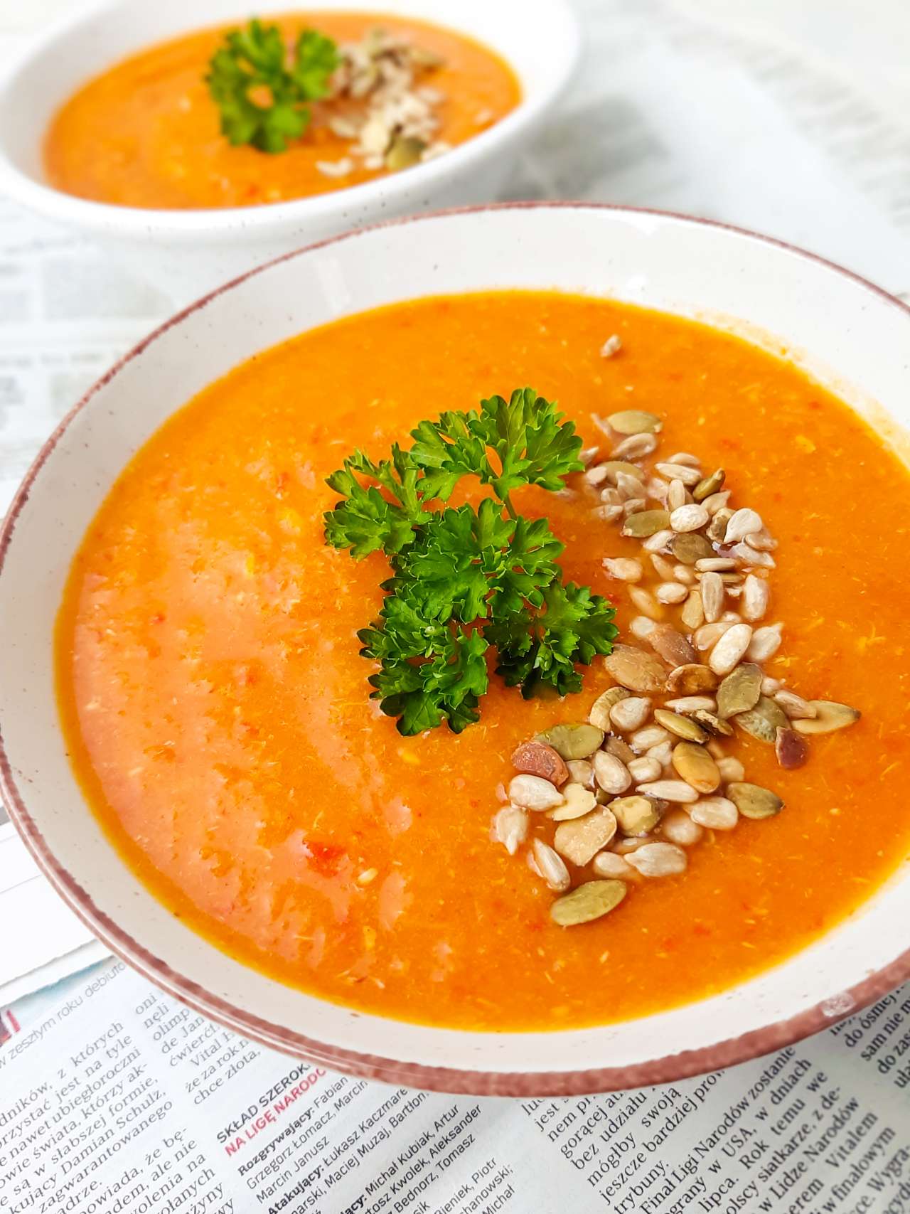 Zupa z dyni i papryki